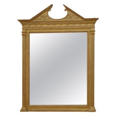 Antique Victorian Gilded Wall Mirror H136cm