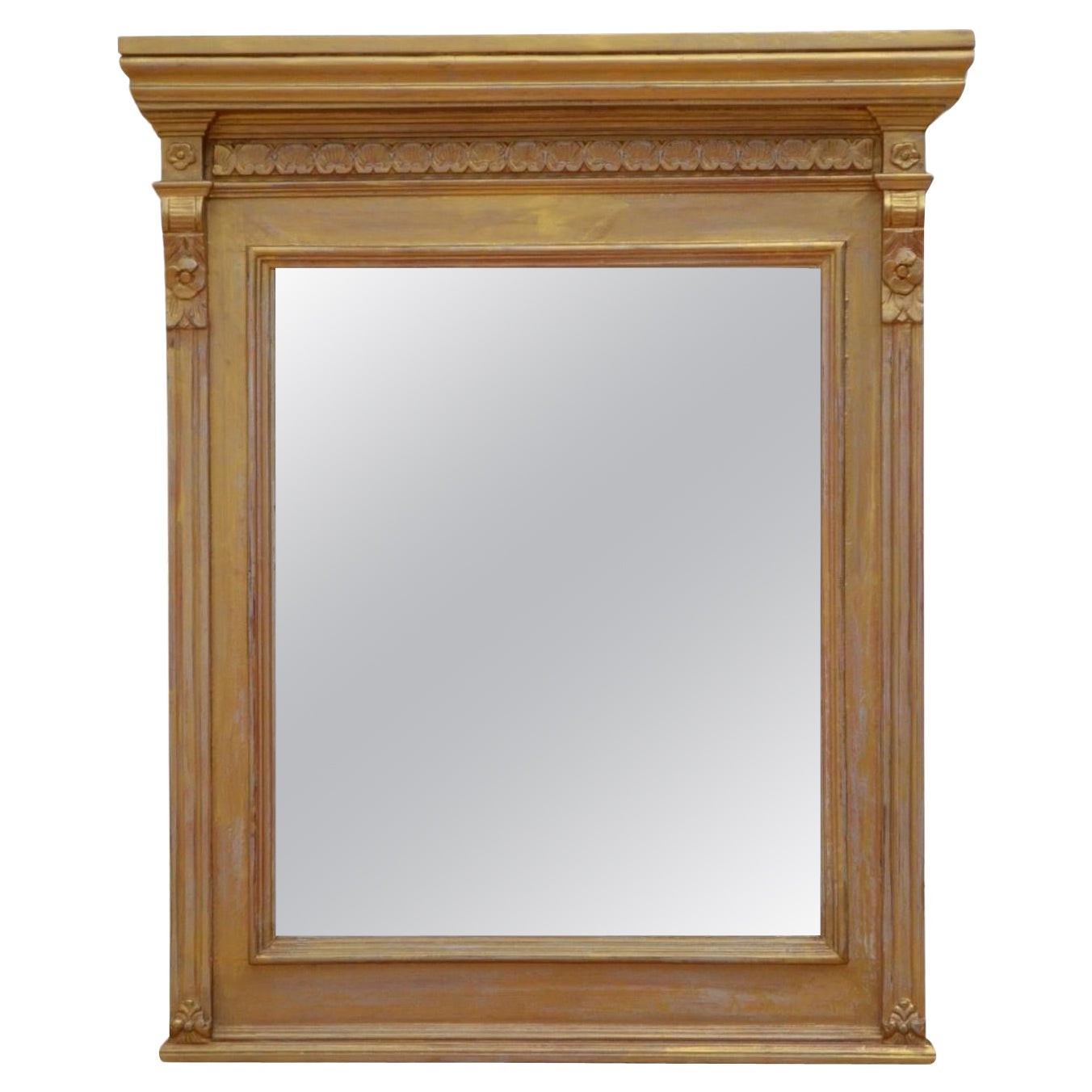 Edwardian Wall Mirror H93cm For Sale