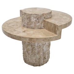 Retro Mactan or Fossil Stone Coffee Table by Magnussen Ponte, 1980s