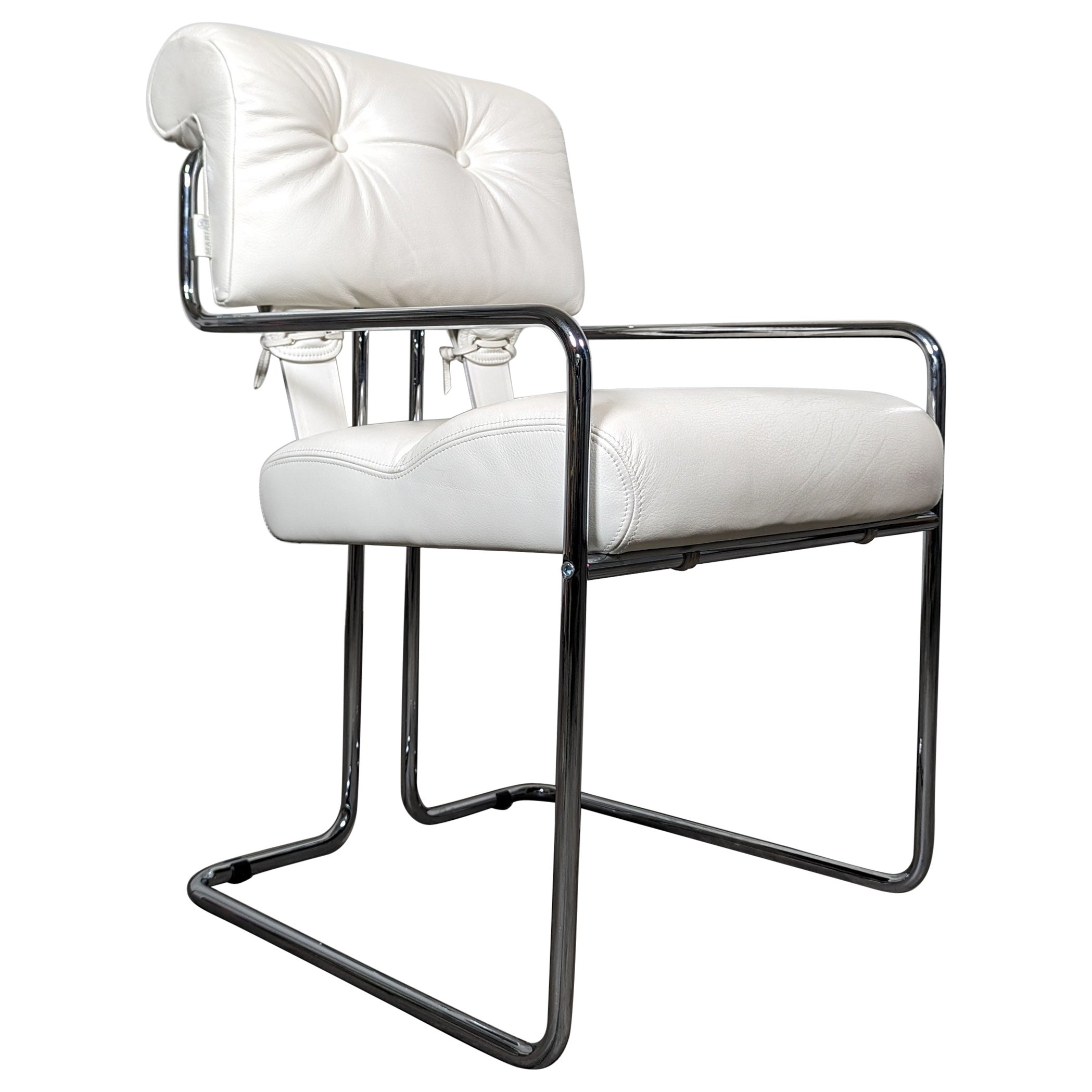 Leather Tucroma Chair by Guido Faleschini for i4 Mariani