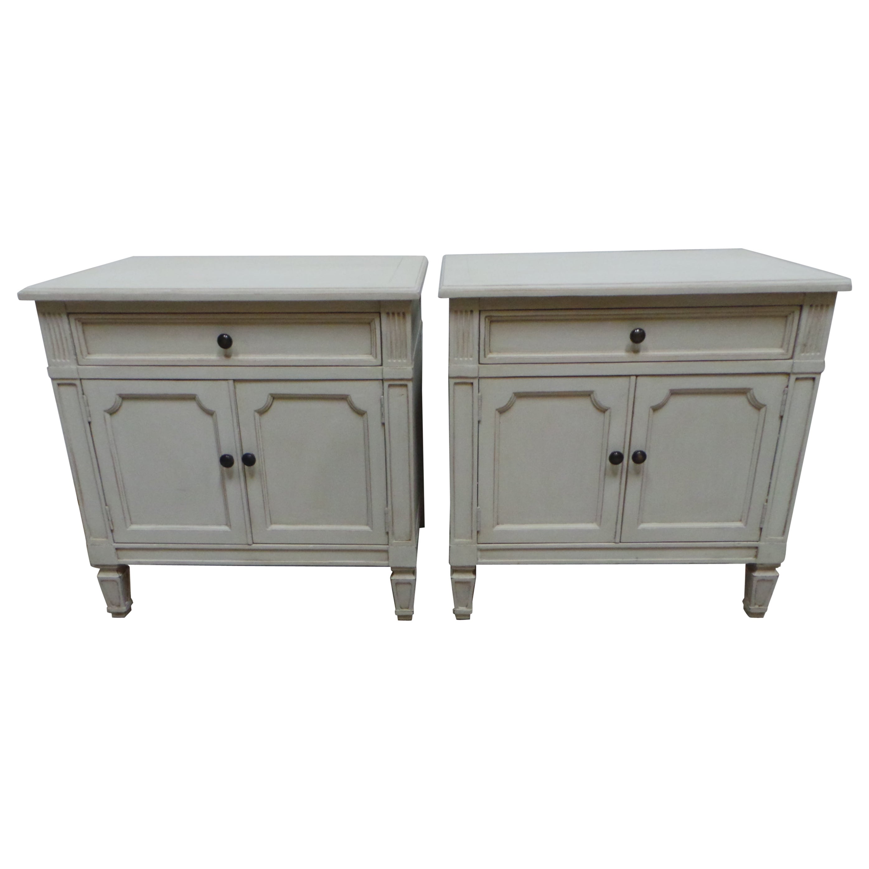 Gustavian Style Nightstands  For Sale