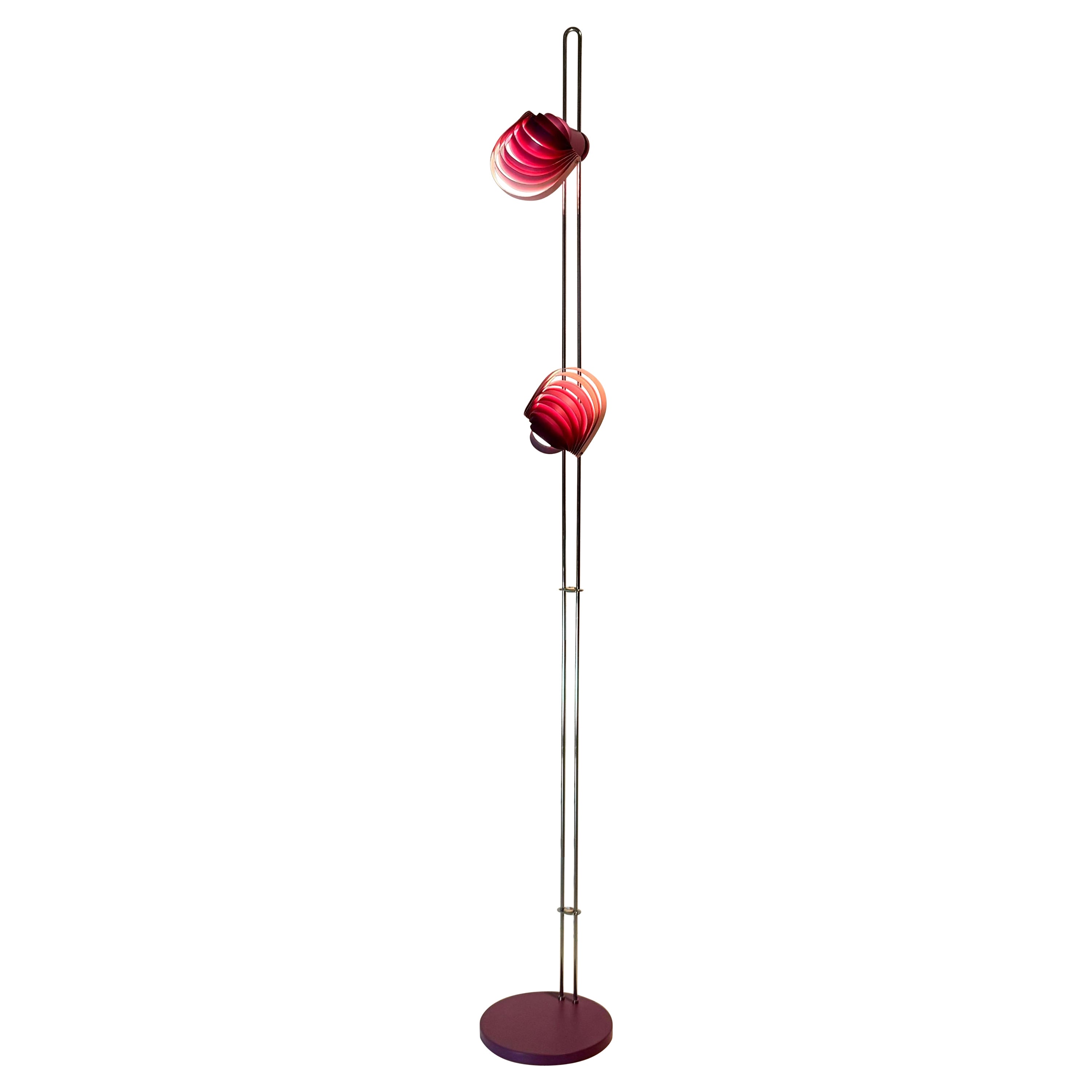 Visir floor lamp by Eva Reneé Nele for Temde Swiss 1970s.  For Sale