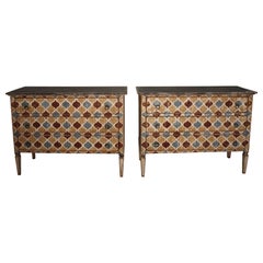 Pair of Late 19th Century Italian Commodes