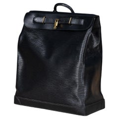 20th Century Louis Vuitton Steamer Bag In Epi Leather Canvas, Made In France