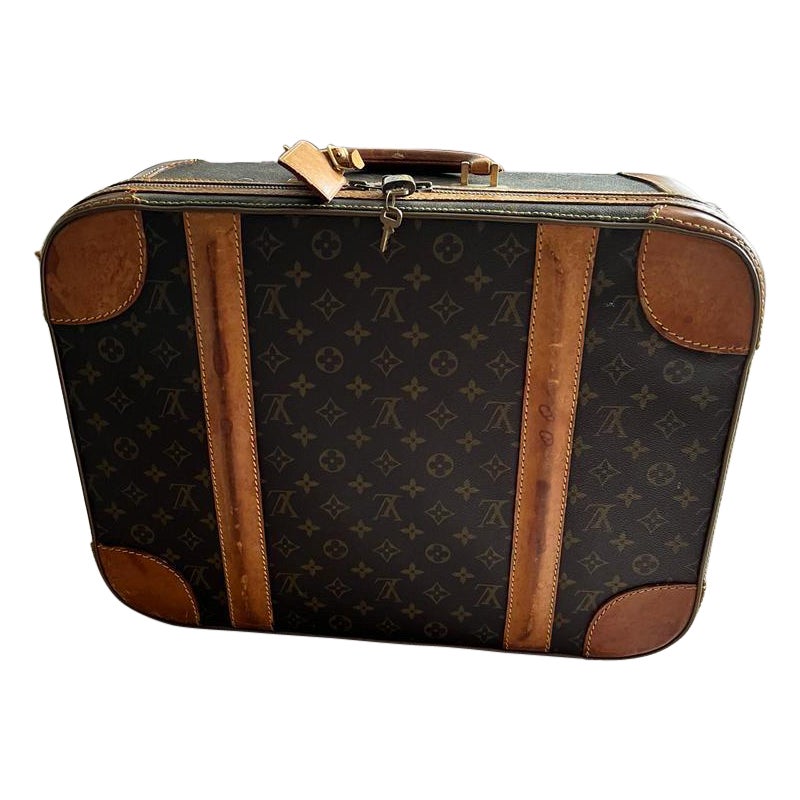 Louis Vuitton valise Stratos vintage avec monogramme