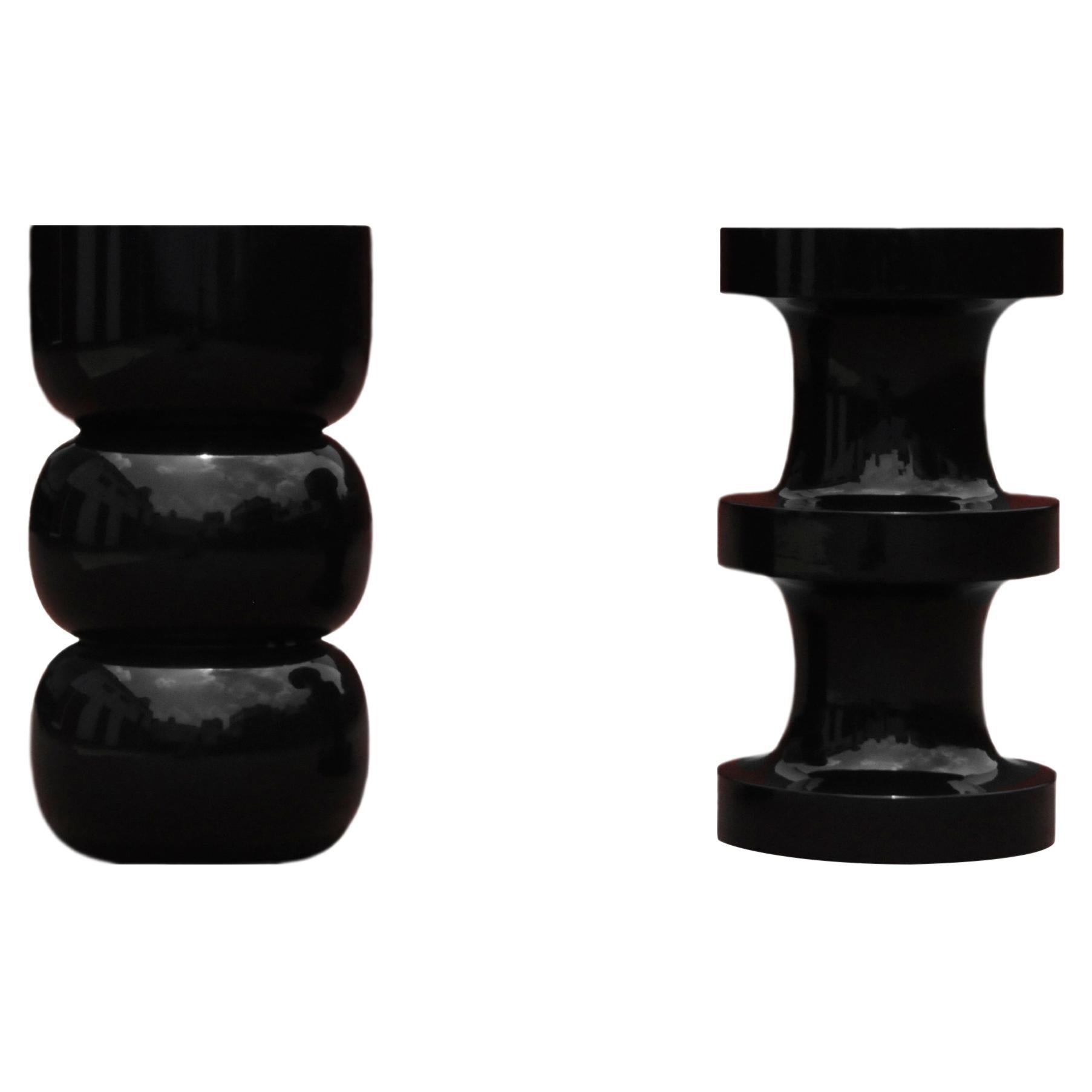 Chess Stool/ Sculptural Side Table  For Sale