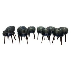 Moderner Smoked Cyborg-Sessel aus Rauchglas von Marcel Wanders für Magis, Italien, 10er-Set