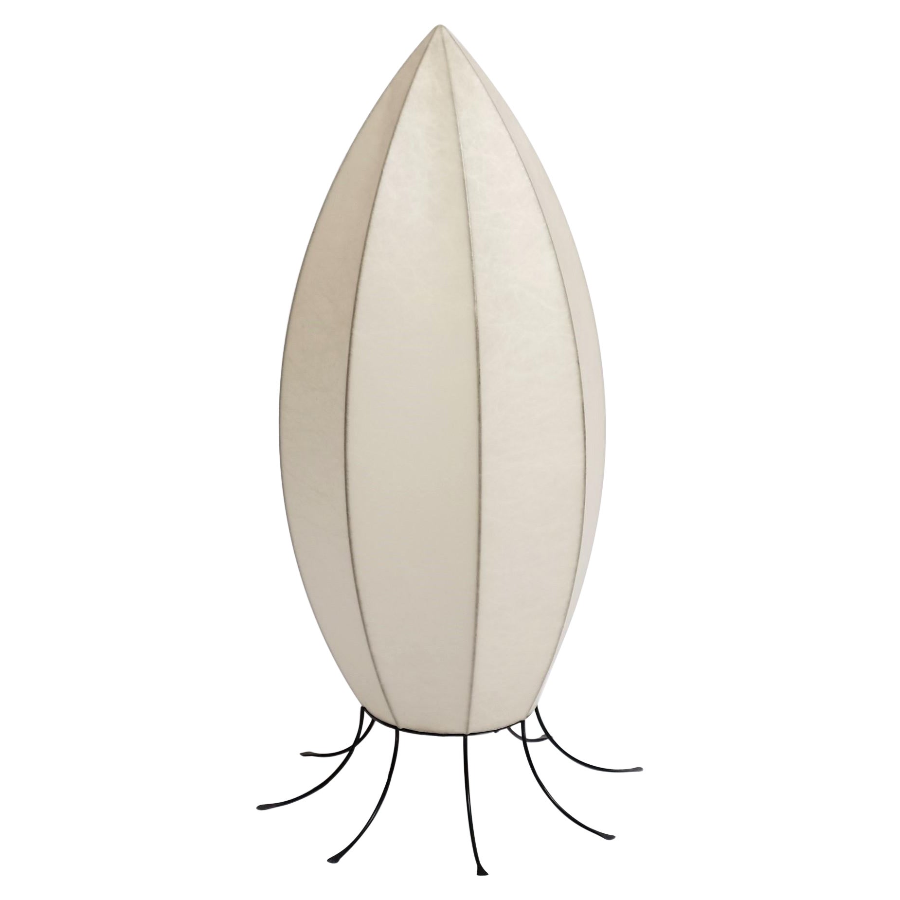 Mid-Century Cocoon Floor Lamp Rocket, Italy 1960s