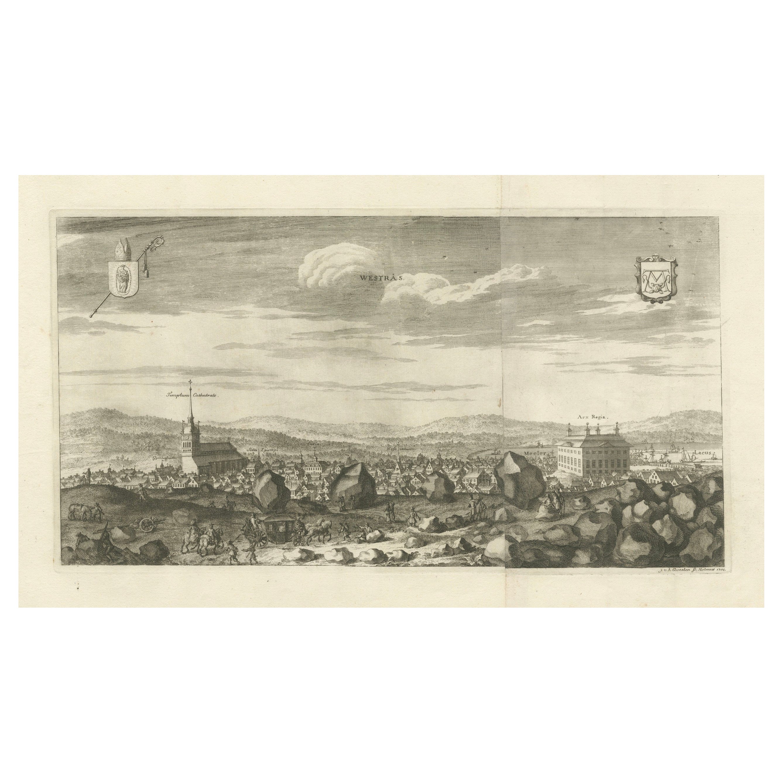 Westras: A Jan van Aveelen: A Jan van Aveelen, Gravur aus „Suecia Antiqua et Hodierna“, 1701