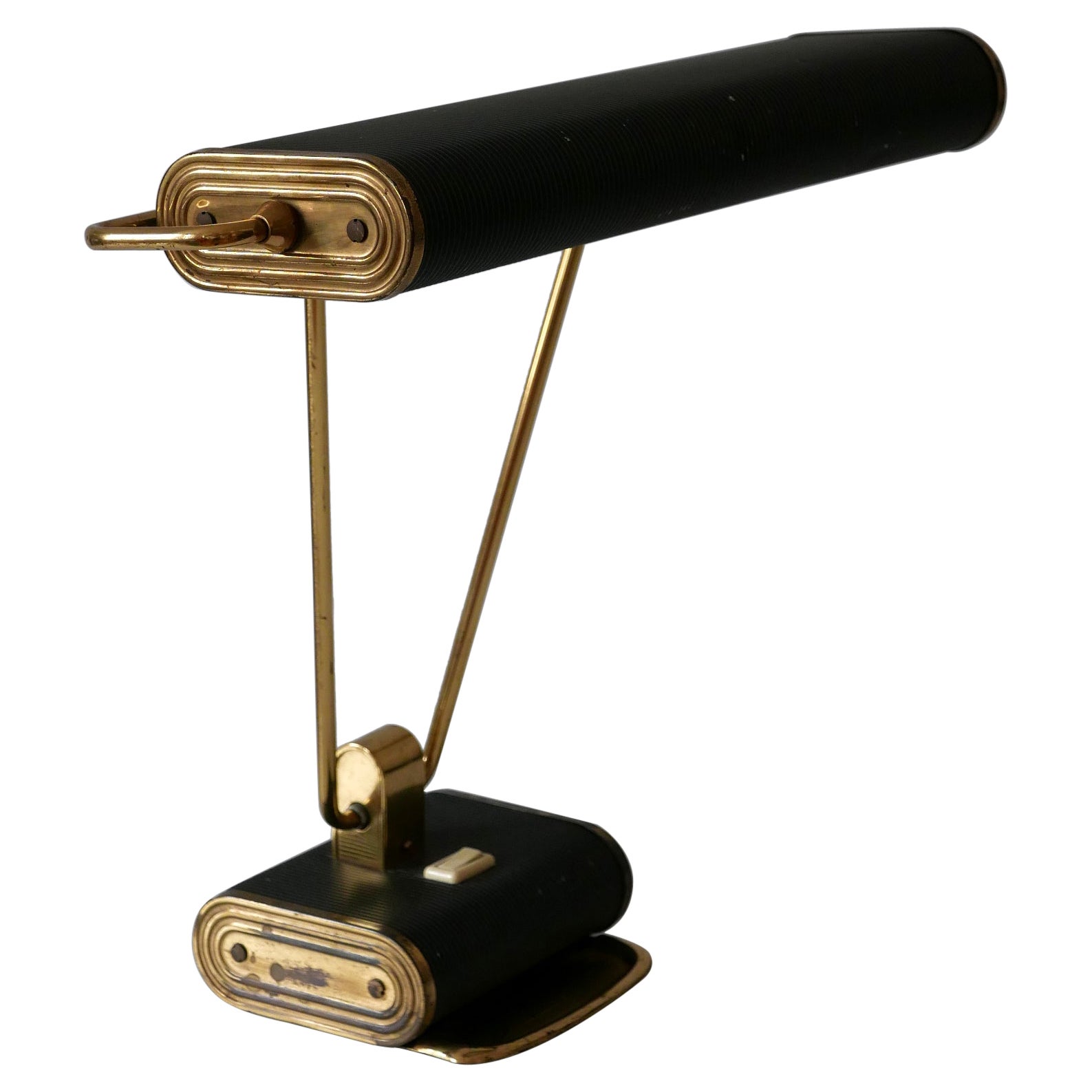 Art Deco Tischlampe oder Schreibtischleuchte 'No 71' von André Mounique für Jumo 1930er Jahre