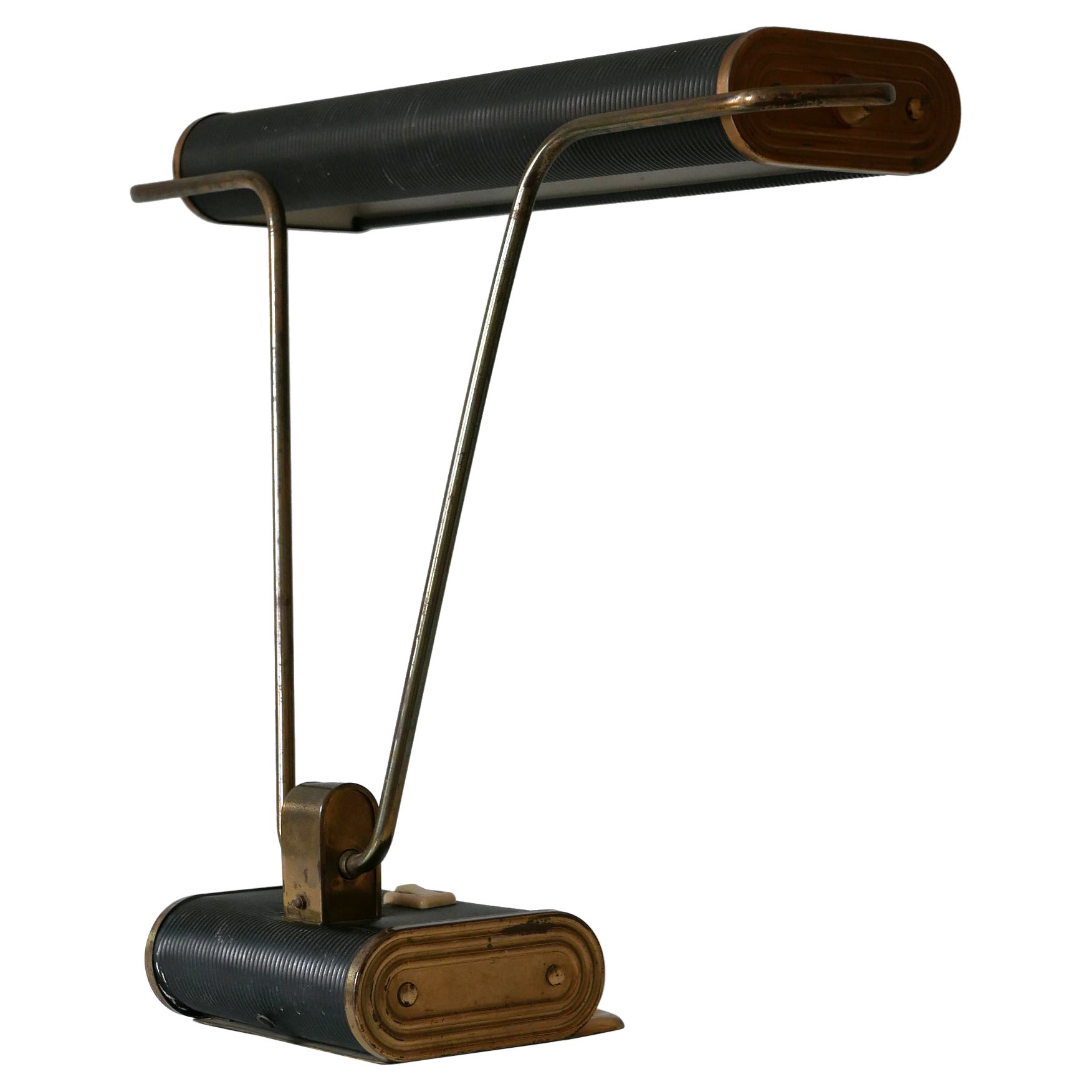 Art Deco Table Lamp or Desk Light 'No 71' by André Mounique for Jumo 1930s For Sale