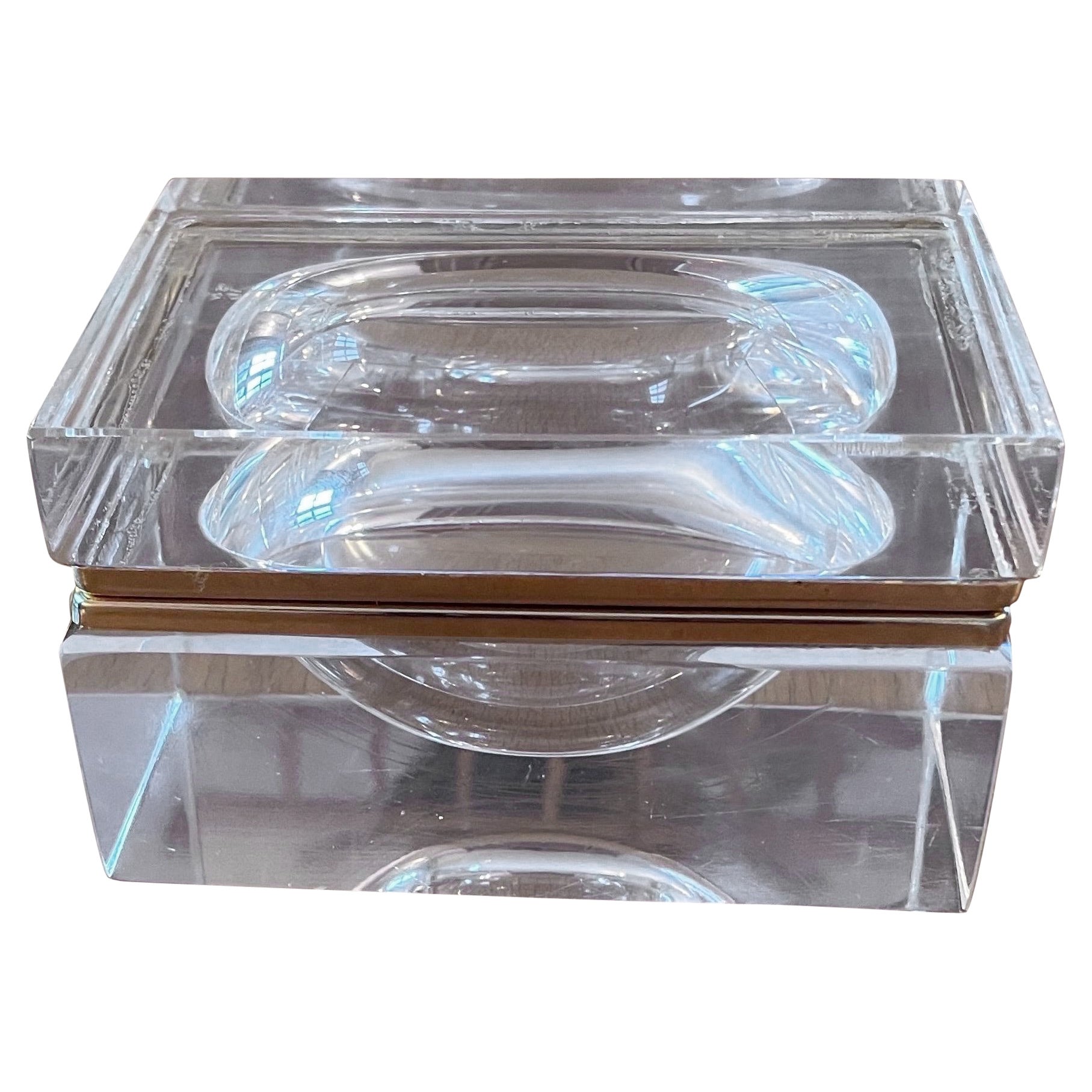 Boîte en verre de Murano 