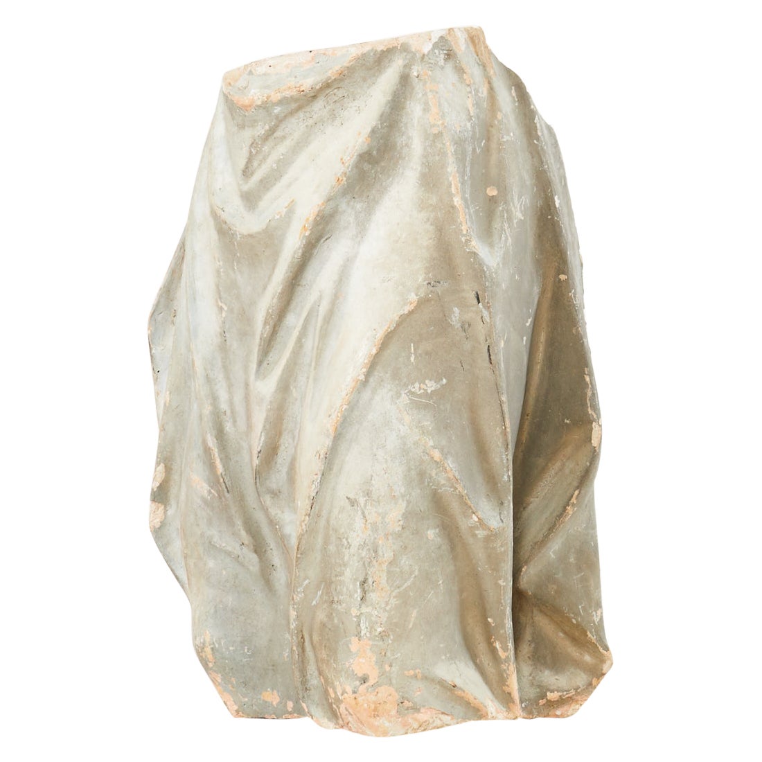 Neoclassical Style Terra Cotta Greco-Roman Goddess Figural Fragment  For Sale