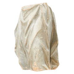 Vintage Neoclassical Style Terra Cotta Greco-Roman Goddess Figural Fragment 