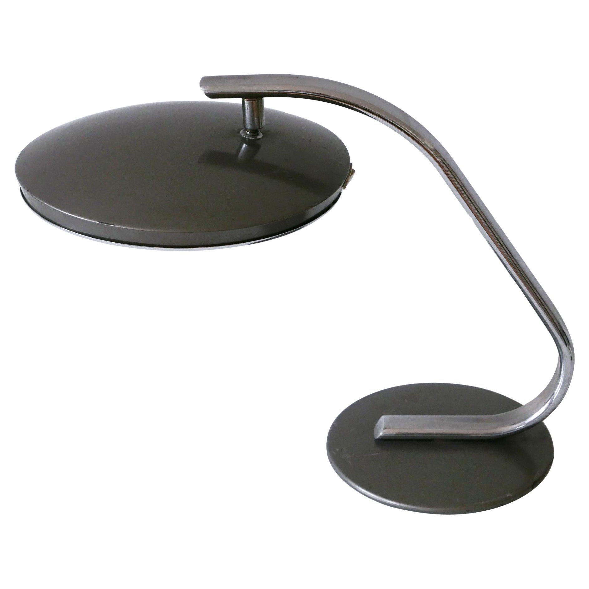 Moderne Schreibtisch- oder Tischlampe aus der Mitte des Jahrhunderts „Boomerang“ von Fase Spain 1960er Jahre
