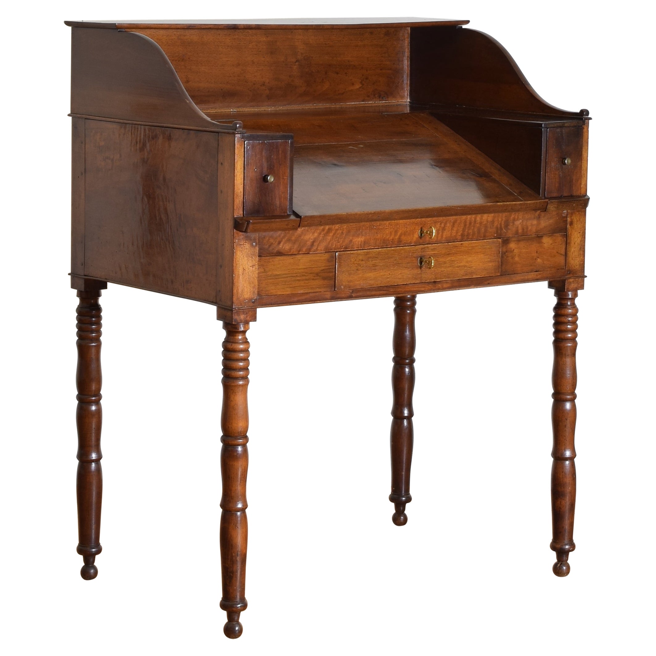 French, Louis Philippe, Walnut Standing Desk or Lectern, ca. 1835-1840 For Sale