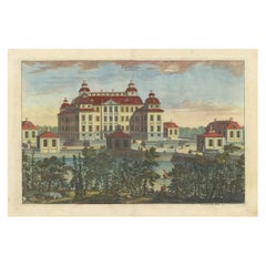 Splendor baroque : château d'Ericsberg dans la Suecia Antiqua et Hodierna de Swidde's, 1690