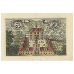 Il castello e i giardini di Rosersberg nel barocco svedese, 1690