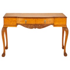 Table d'appoint Queen Anne Noyer