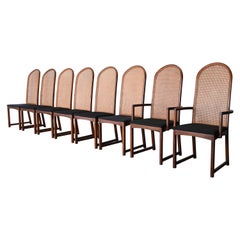 Milo Baughman Set of Eight Dining Chairs for Directional, 1960s