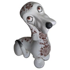 Italian Hand-Painted Life-size Dog