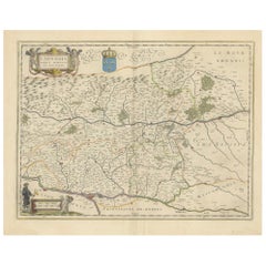 Antique Lyonnais, Beaujolais, Forez, Mâconnais: A 1644 Depiction of France's Provinces