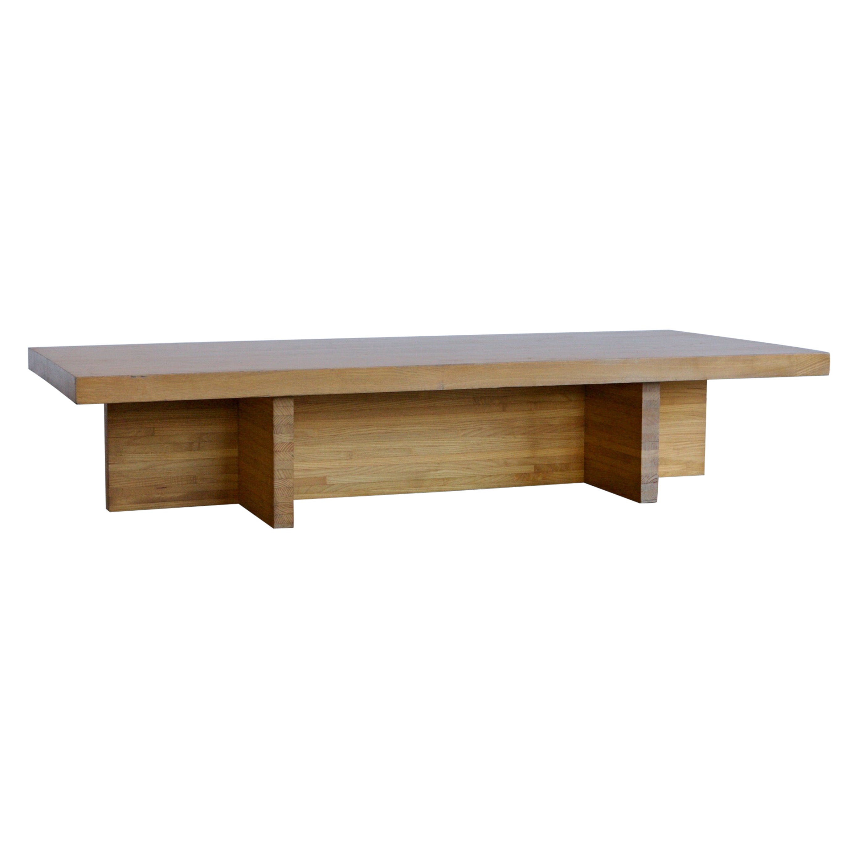 Table basse en Oak des années 1970