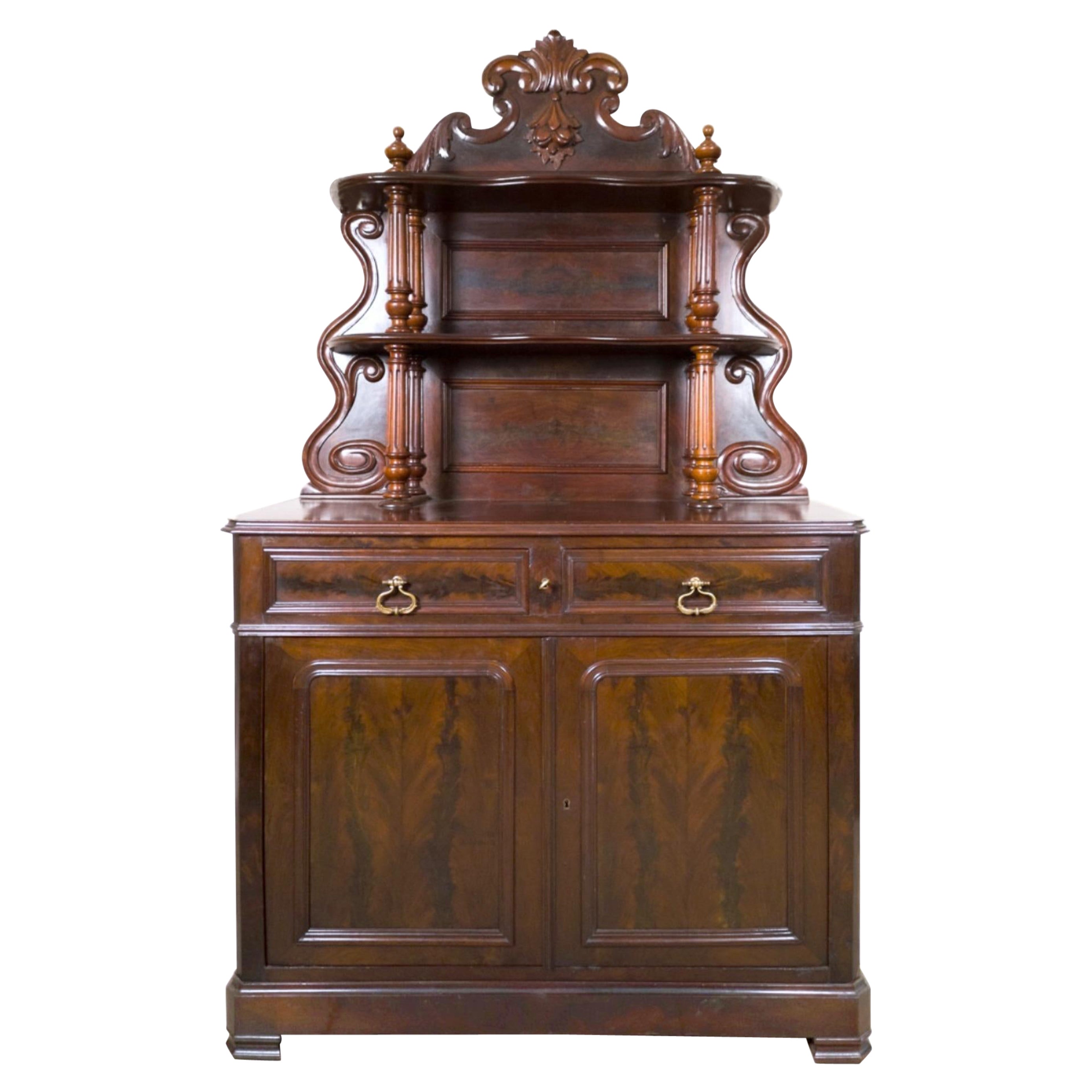 French Saint Hubert Cupboard 19th Century For Sale