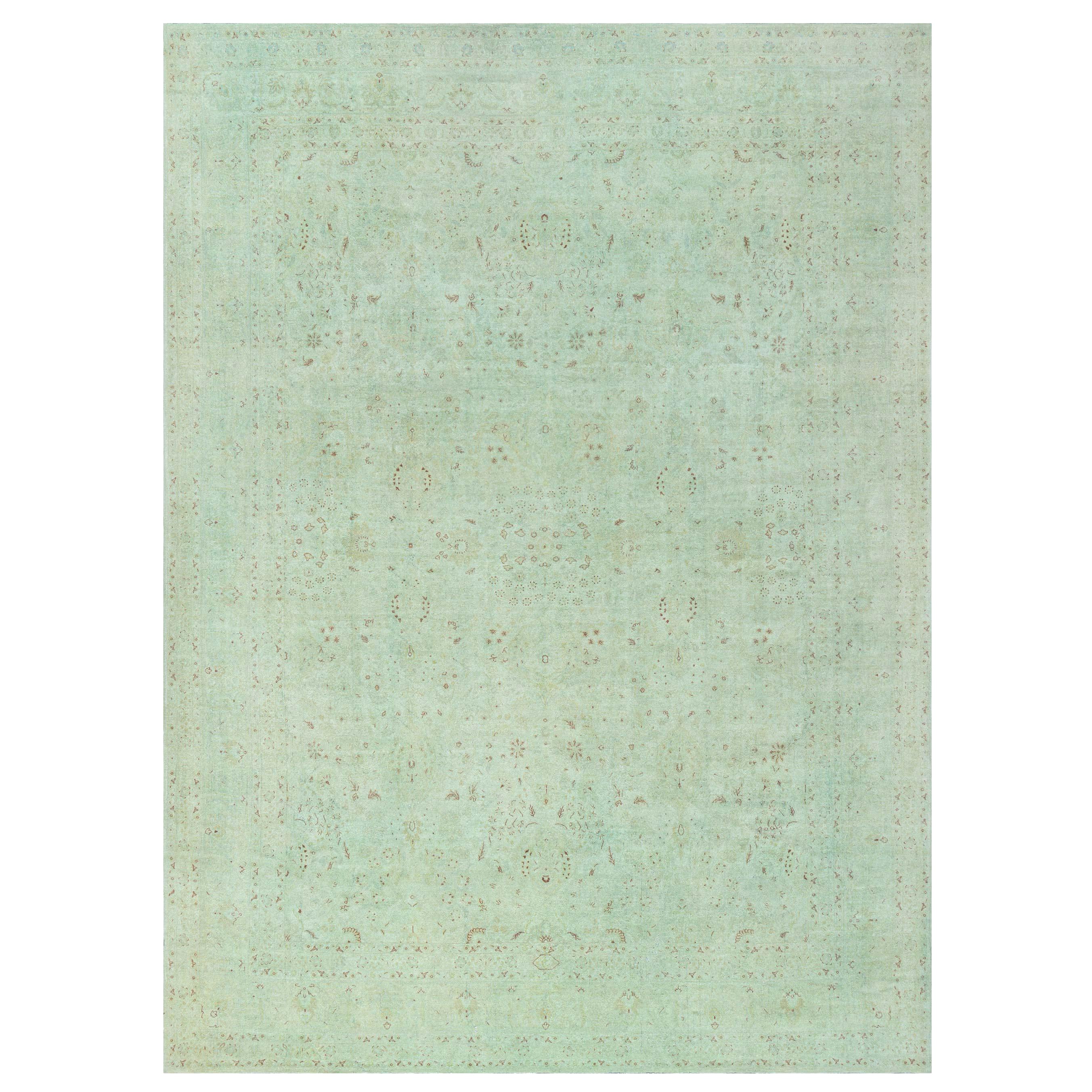 Traditional Inspired Hand Knotted Wool Rug by Doris Leslie Blau For Sale