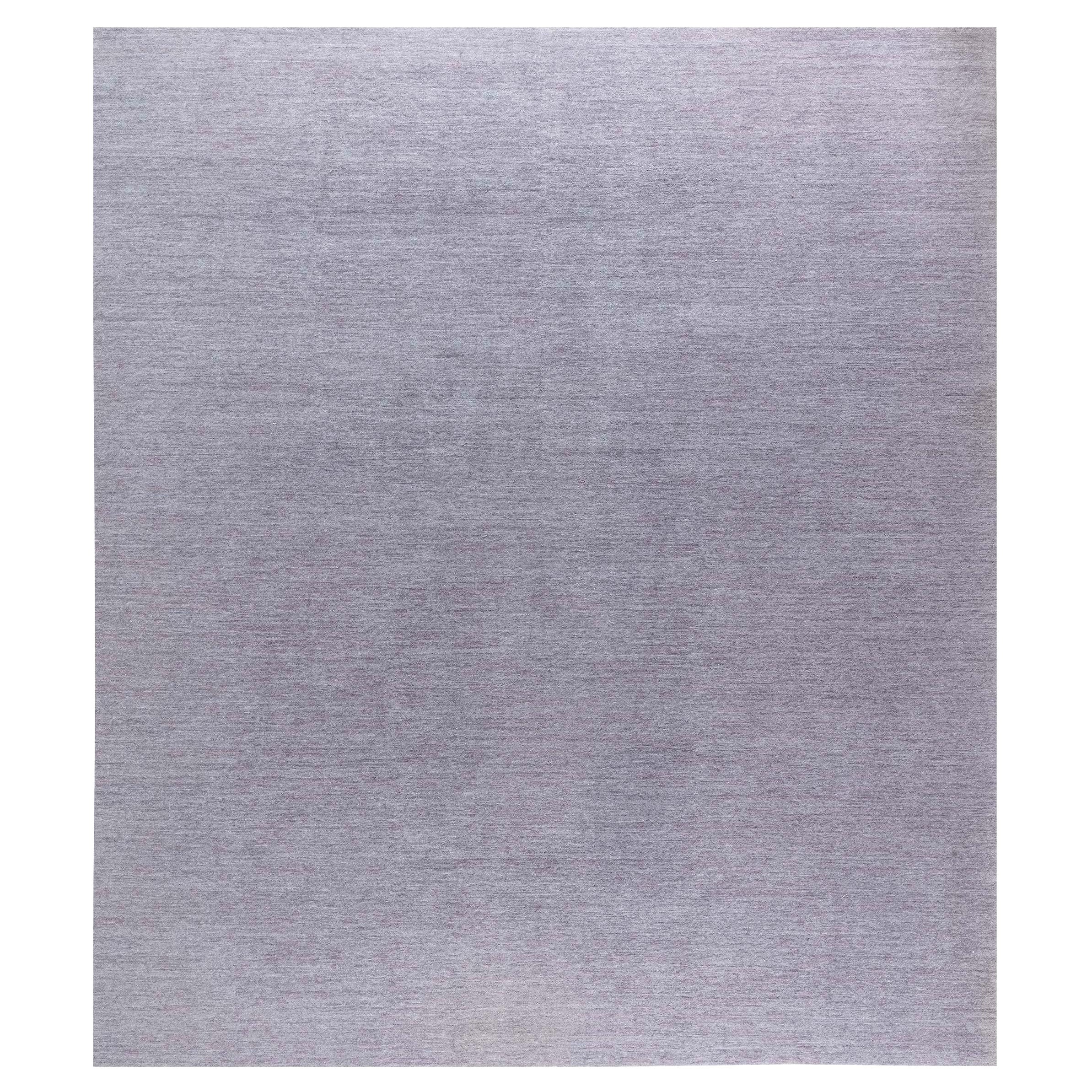 Large Contemporary Dove-Grey Area Rug by Doris Leslie Blau