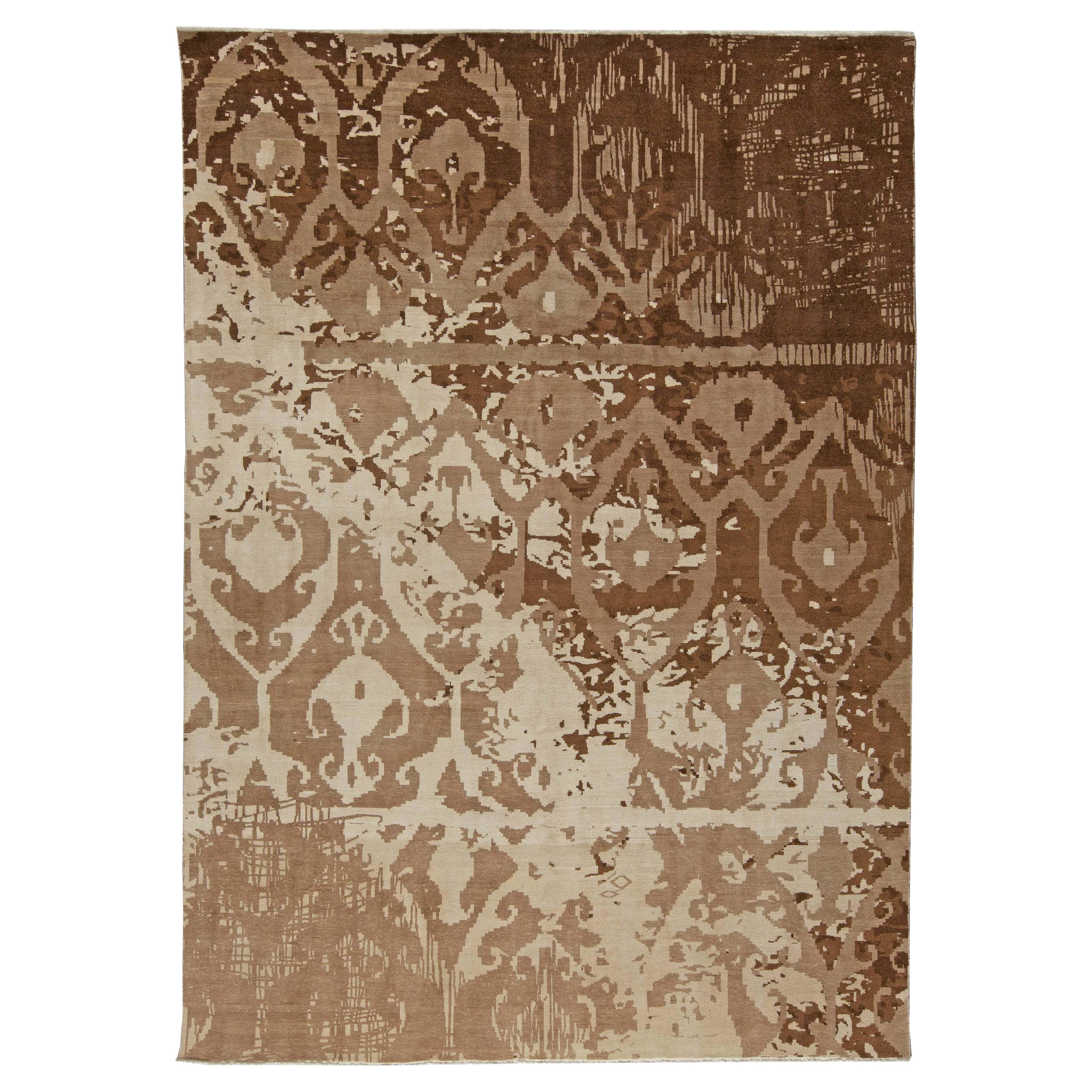 Contemporary Abstract Design Rug by Doris Leslie Blau For Sale