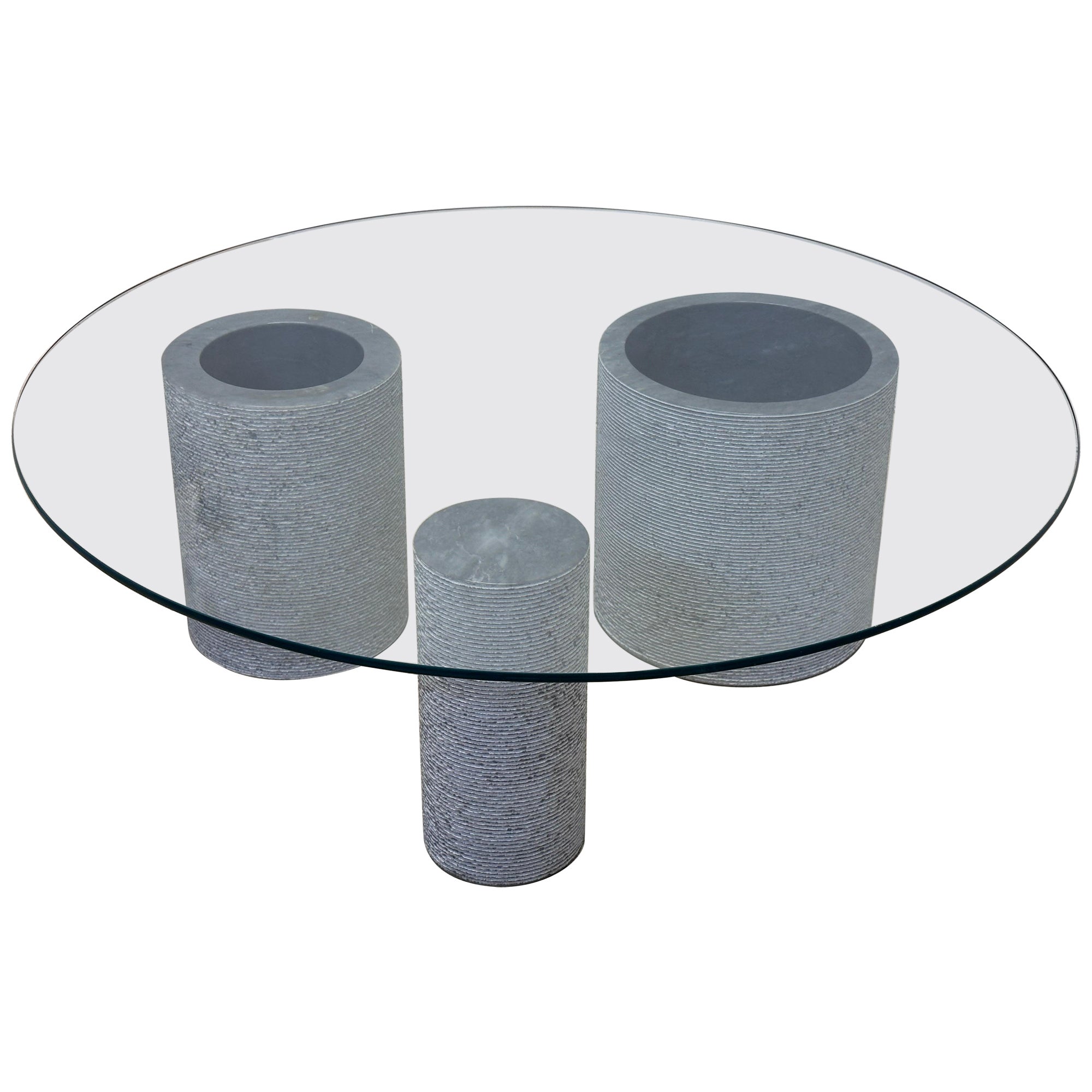 Giulio Lazzotti “Of One, Three Designs” Marble Coffee Table For Casigliani Italy