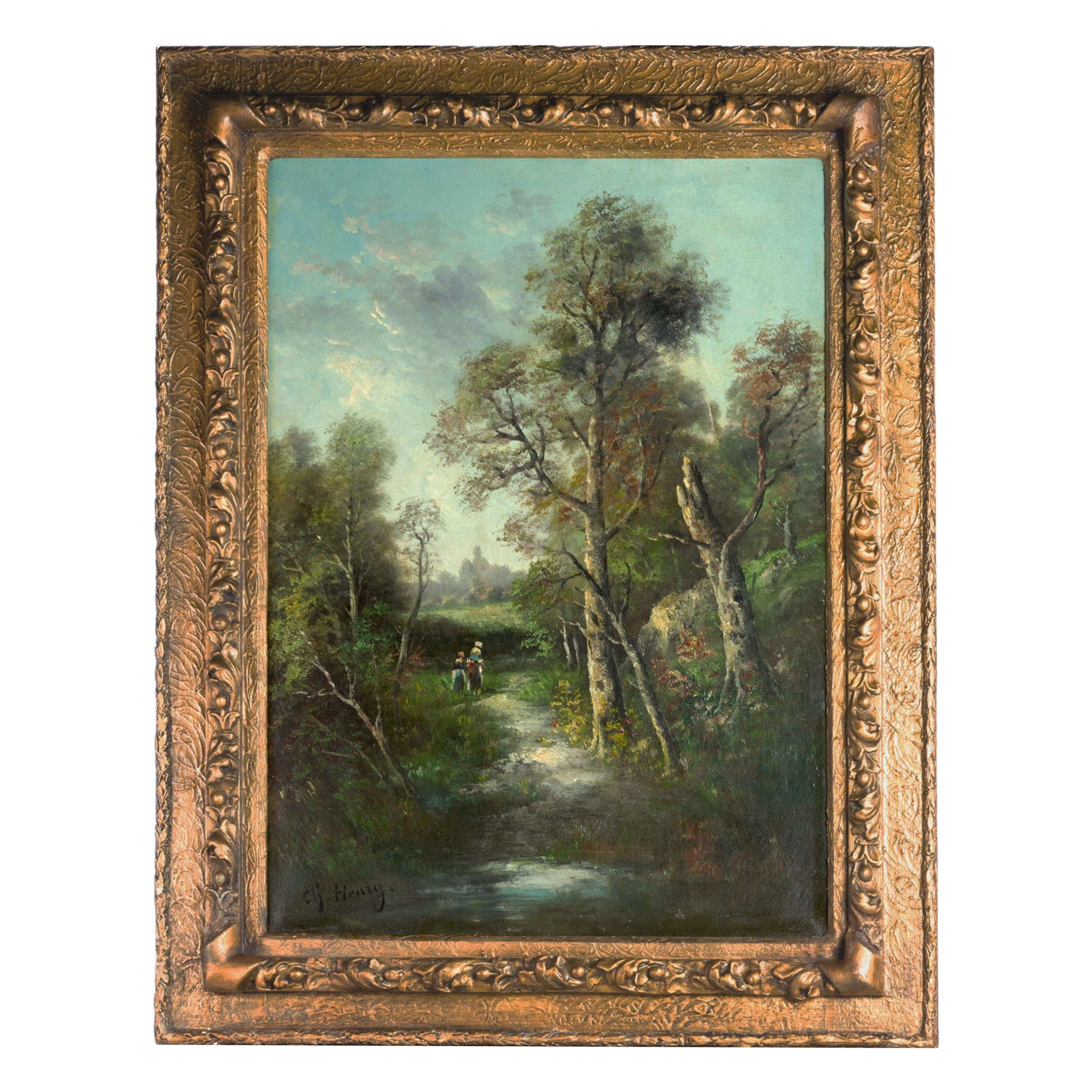 1900s Painting, Harmon, Charles Henry (1859-1936), American School For Sale