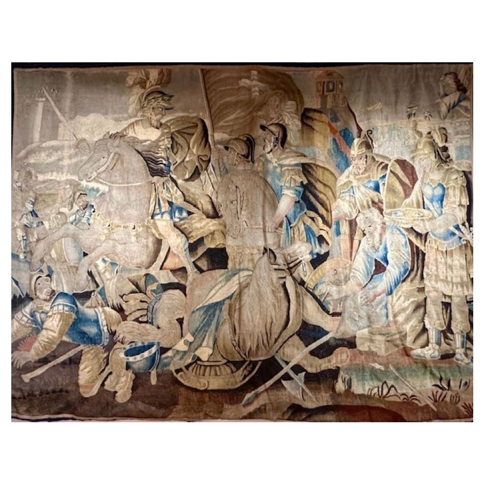 17th Century Flemish Tapestry For Sale
