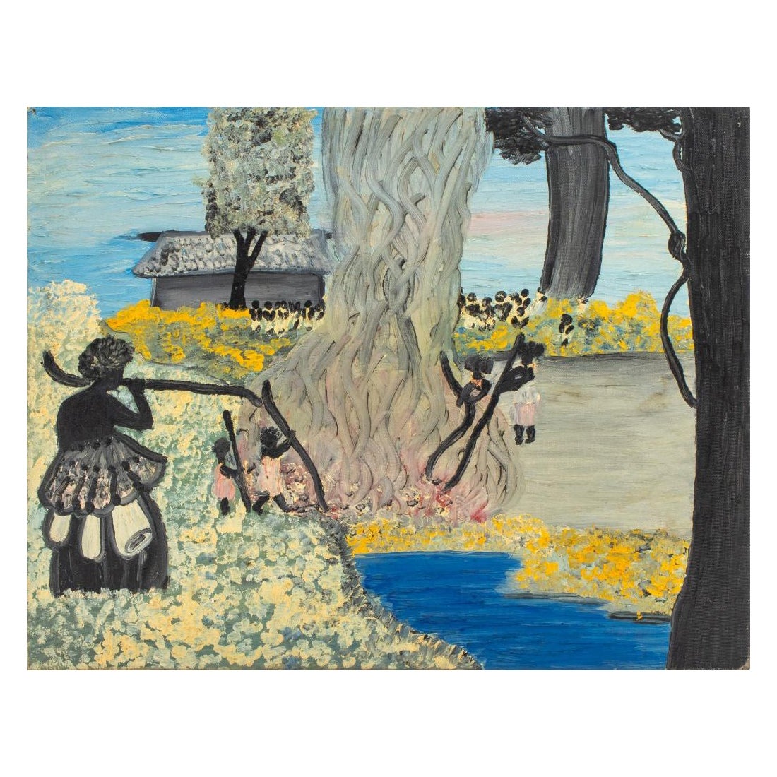 Outsider Art Painting, Georgia, 20th c