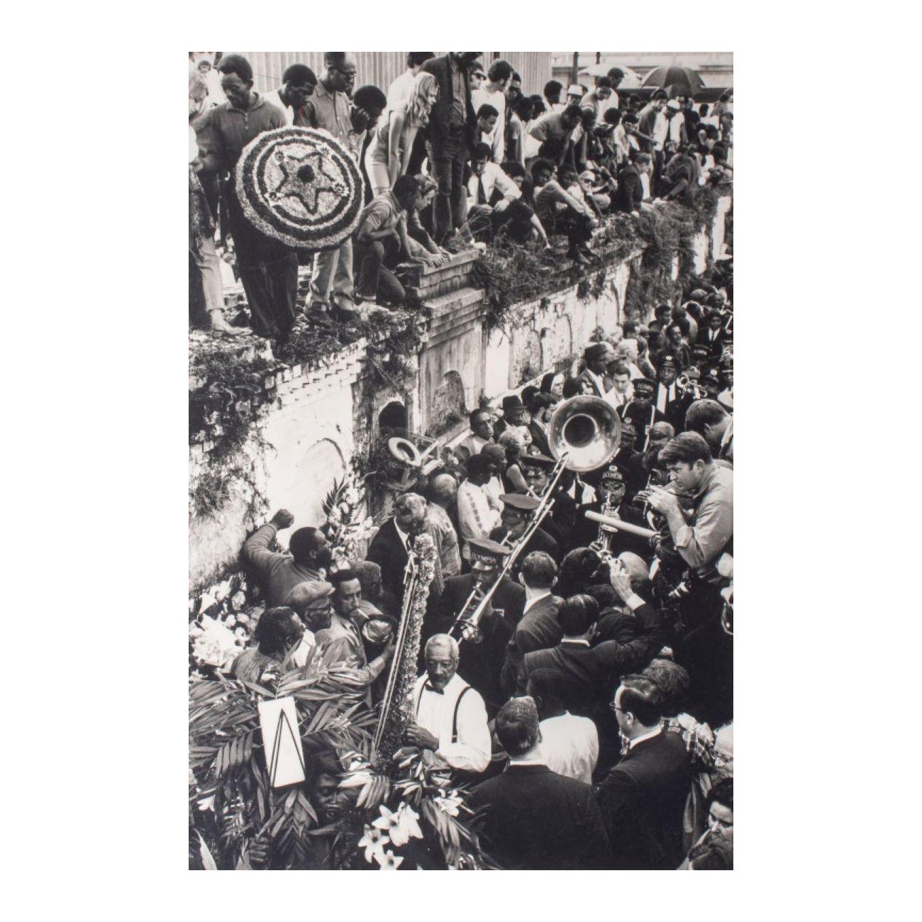 Leo Touchet "New Orleans Jazz Funeral" Photograph For Sale