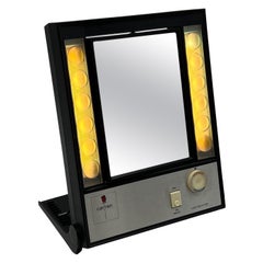 Space Age Mirror with Built-in Lights from Carmen, Denmark, 1970s