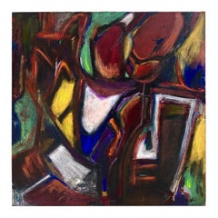 L'astratto di Terrance Hart 1992 "Mother & Child" è un'opera di grande impatto.