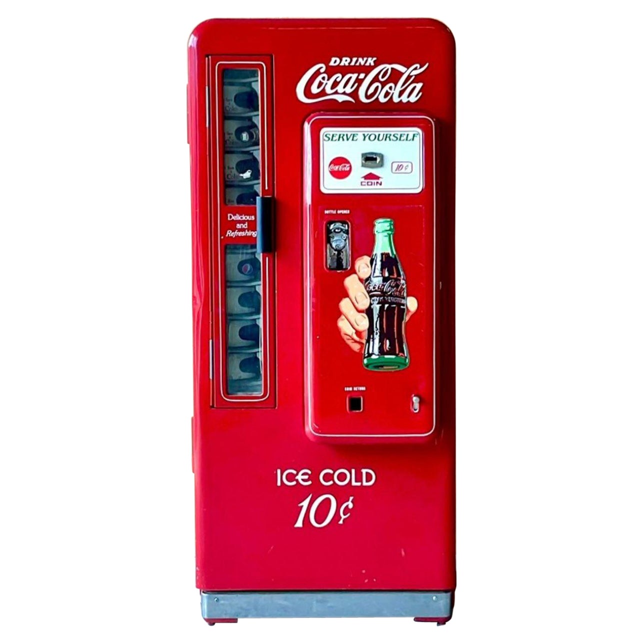 Vintage Boho 1970er Coca Cola-Maschine im Vintage-Stil