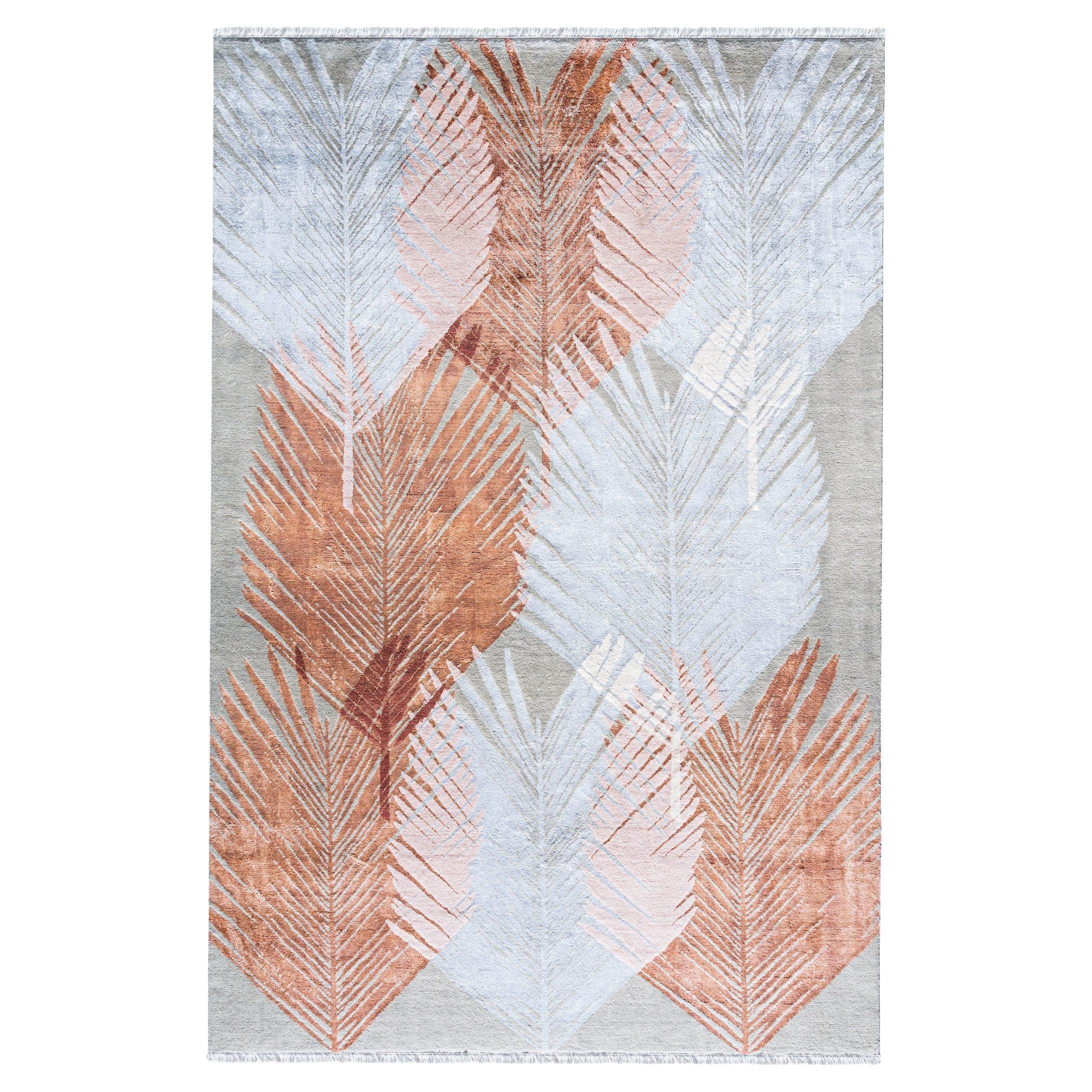 Kahhal Looms Cycas Hand-Knotted 350x250cm Rug by JAM BY HEDAYAT For Sale