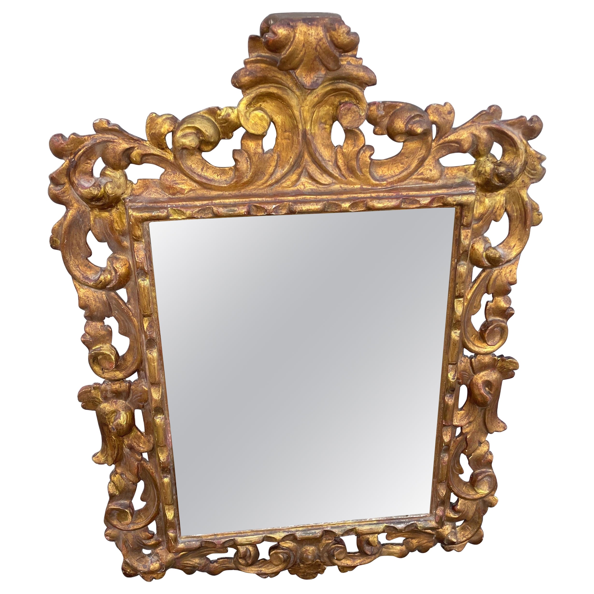 Antique Italian Rococo Mirror For Sale