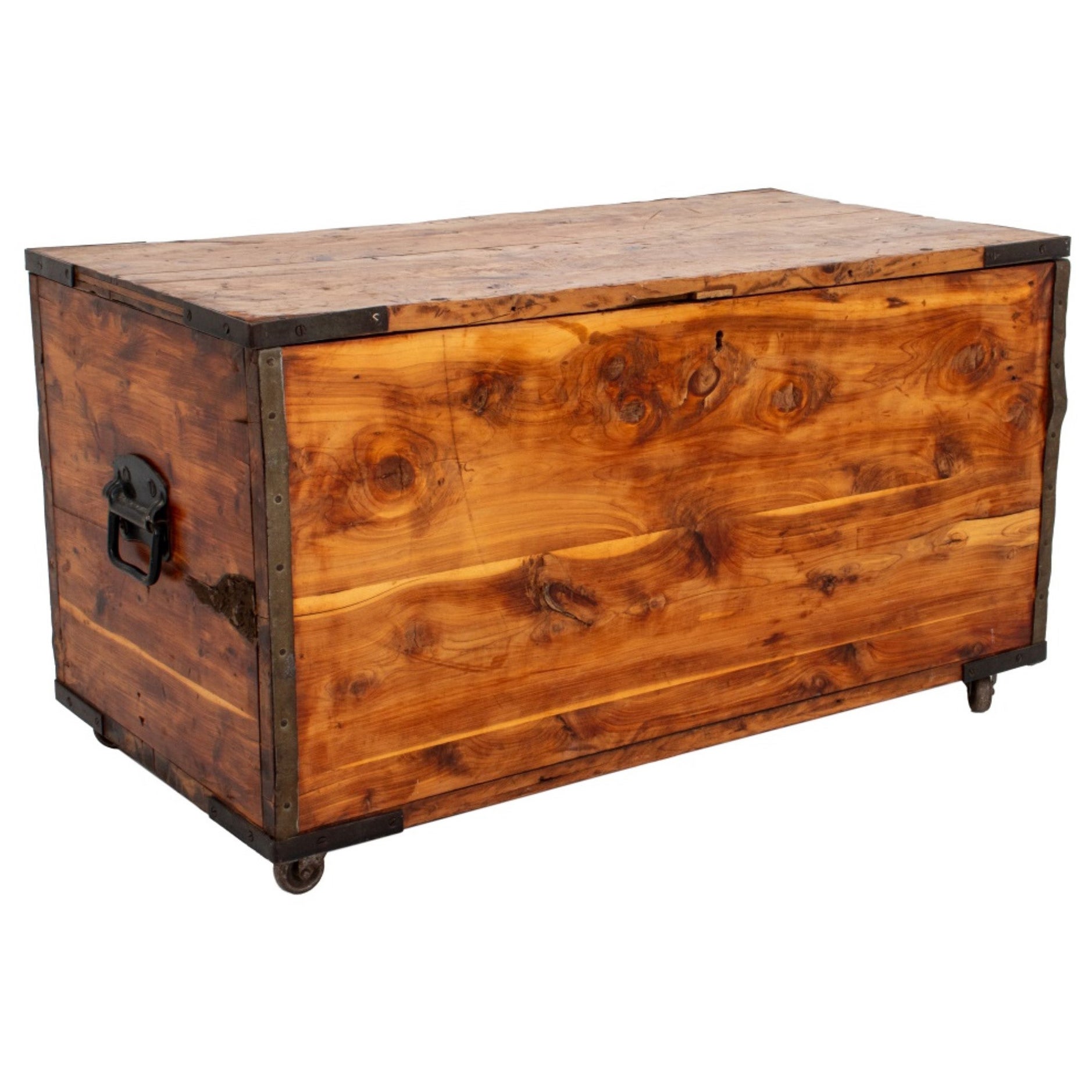 North Carolina Wood Blanket Chest, 19th C. For Sale