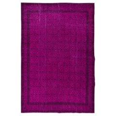 8x12 Ft Decorative Pink Large Rug for Modern Interiors, Handmade in Turkey (tapis décoratif rose pour intérieurs modernes, fait à la main en Turquie)