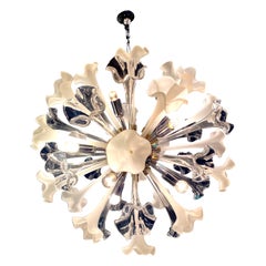 Modern Flowers Sputnik Murano Glass Chandelier