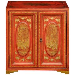 Antique Chinese Export Miniature Cabinet