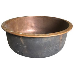 Used French Grand Scale Copper Vat - Kettle 