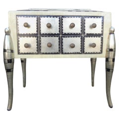 Caja o arcón teselado Hollywood Regency