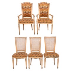 Beistellstühle im neoklassischen Stil, 5 Stühle