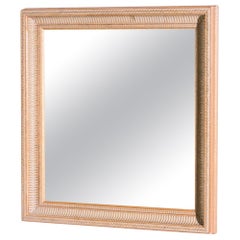 1960s French Wooden Mirror