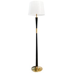Italienische Mid-Century-Modern-Stehlampe aus Eisen des 20. Jahrhunderts – Vintage-Leuchte aus Messing